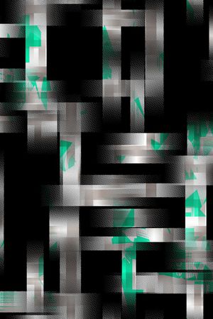 几何印花华亿平台图片