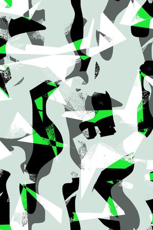 几何印花华亿平台图片