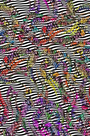 抽象印花华亿平台图片