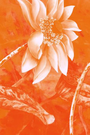 荷花印花华亿平台图片