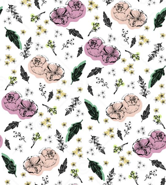 小碎花印花华亿平台图片