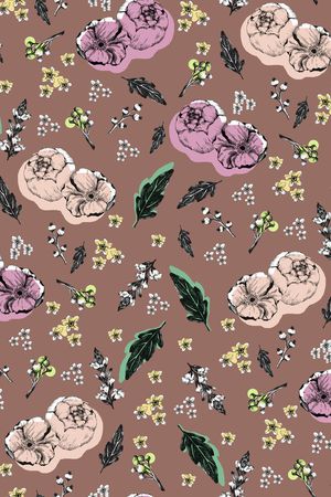 小碎花印花华亿平台图片