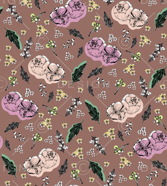 小碎花印花华亿平台图片