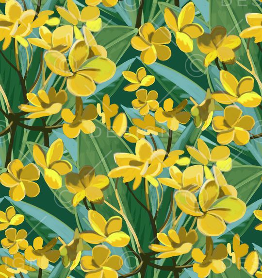 夹竹桃印花华亿平台图片