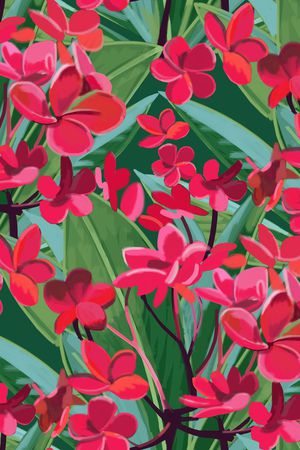 夹竹桃印花华亿平台图片