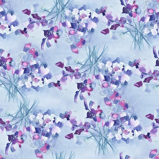 小碎花印花华亿平台图片