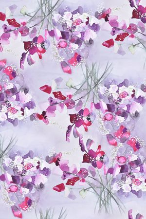 小碎花印花华亿平台图片