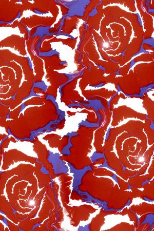 抽象花卉印花华亿平台图片