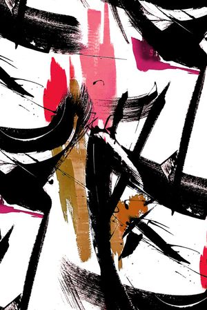 大笔触印花华亿平台图片