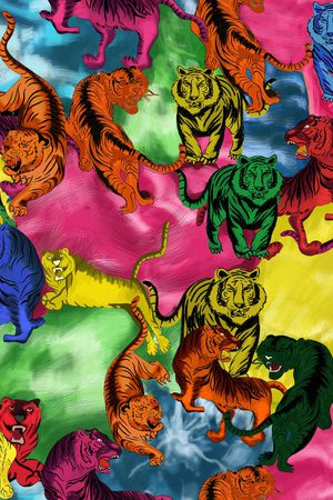 老虎印花华亿平台图片