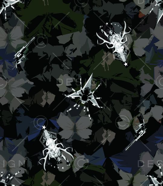 迷彩印花华亿平台图片