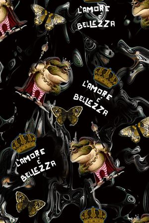 花卉蝴蝶印花华亿平台图片