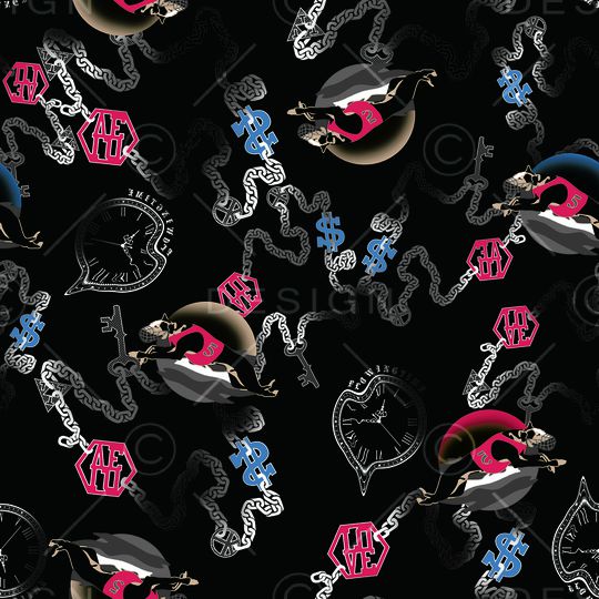 字母印花华亿平台图片