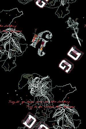 线条印花华亿平台图片