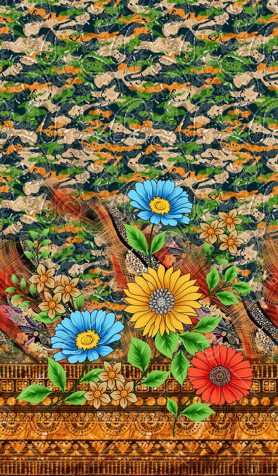 定位花印花华亿平台图片