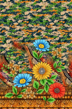 定位花印花华亿平台图片