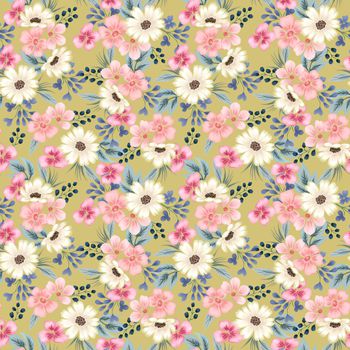 连衣裙印花华亿平台图片