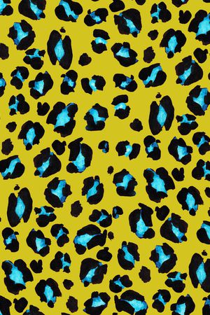 豹纹印花华亿平台图片