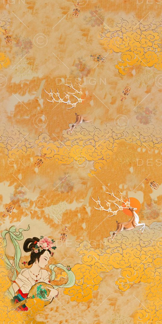 人物印花华亿平台图片