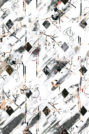 复古印花华亿平台图片