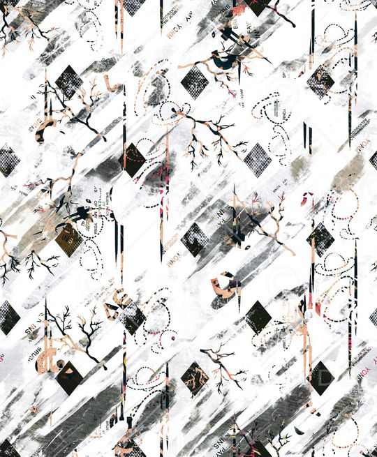 复古印花华亿平台图片