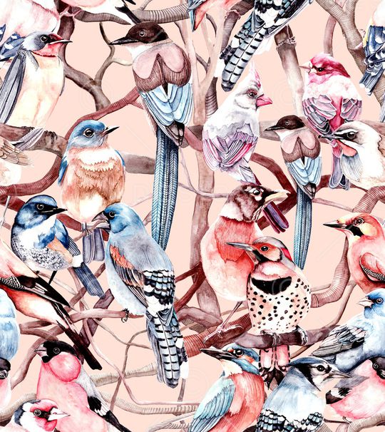 鸟印花华亿平台图片