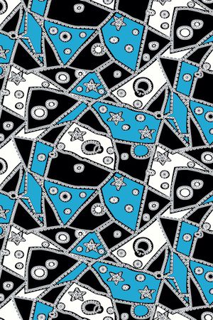 几何印花华亿平台图片