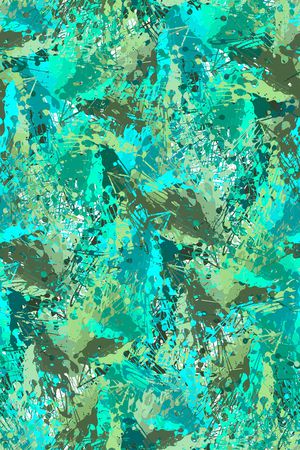 抽象男装印花华亿平台图片