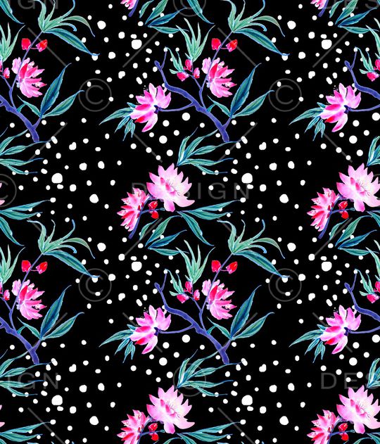 植物印花华亿平台图片