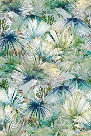 抽象花卉印花华亿平台图片