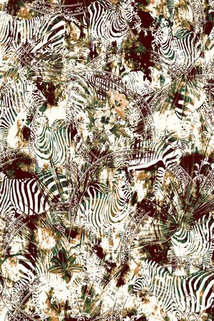 复古印花华亿平台图片