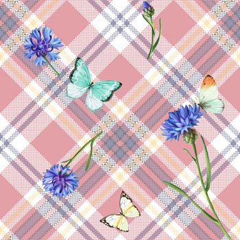 格子印花华亿平台图片