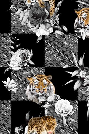 动物印花华亿平台图片