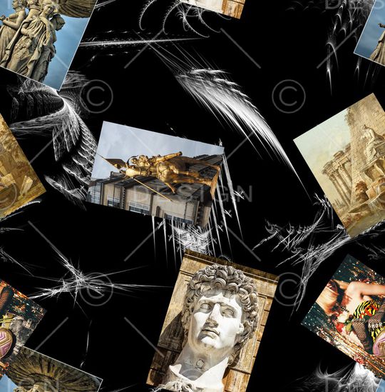 秋冬华亿平台印花华亿平台图片