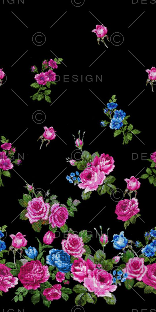 马赛克印花华亿平台图片