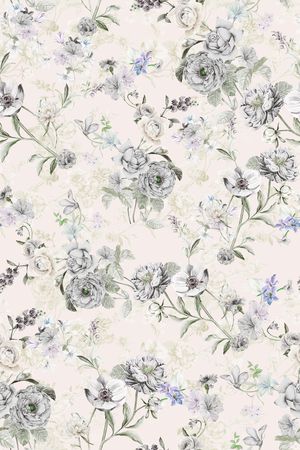 抽象花卉印花华亿平台图片