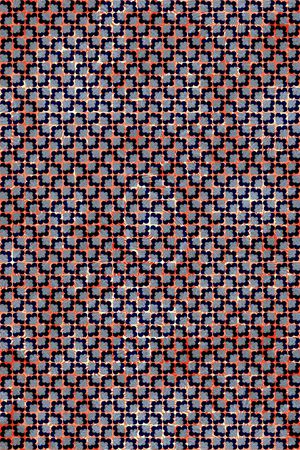 几何花卉印花华亿平台图片