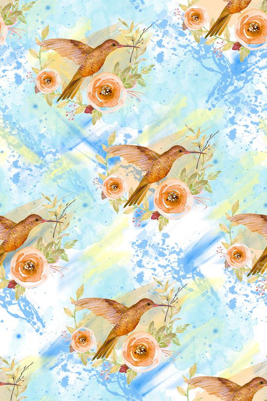 水彩印花华亿平台图片