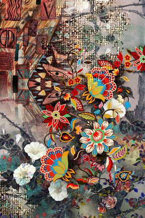 纹理印花华亿平台图片