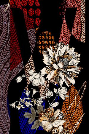 几何印花华亿平台图片