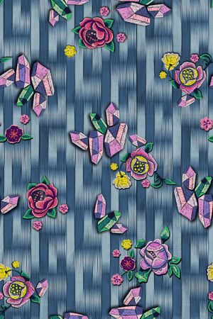 纹理印花华亿平台图片