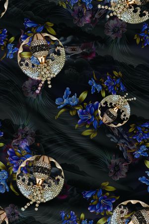 民族风印花华亿平台图片