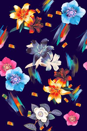 数码华亿平台印花华亿平台图片