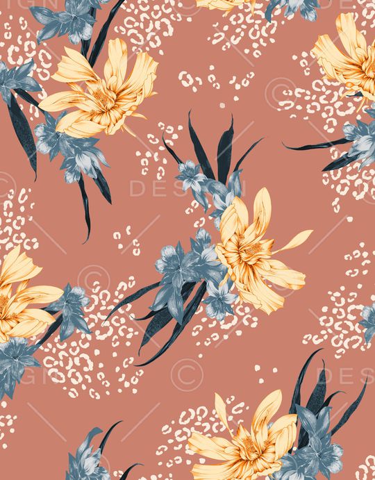 动物花卉印花华亿平台图片