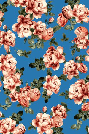 动物花卉印花华亿平台图片