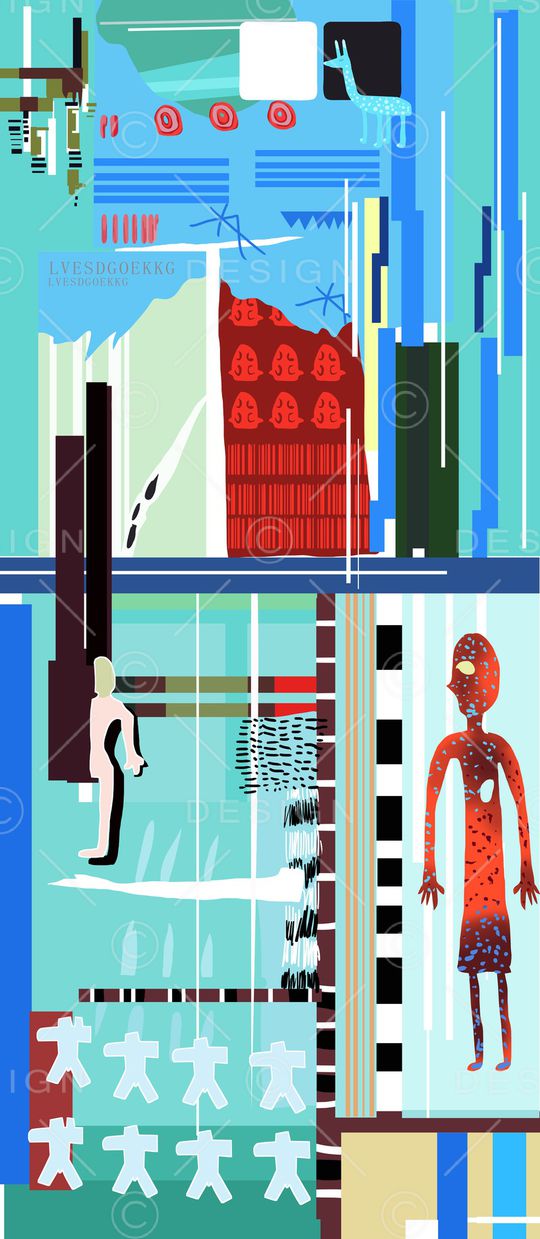 几何印花华亿平台图片