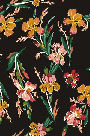 绿植树叶印花华亿平台图片