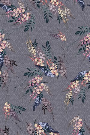 几何花卉印花华亿平台图片