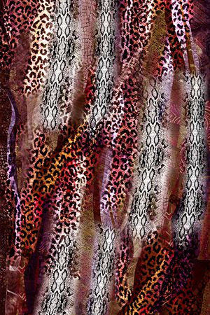 动物纹印花华亿平台图片