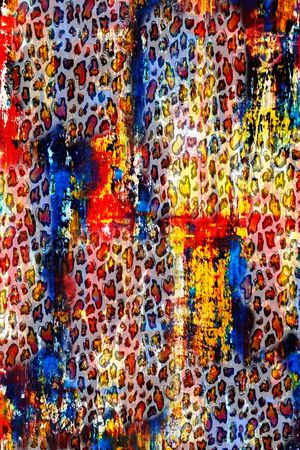 动物纹印花华亿平台图片